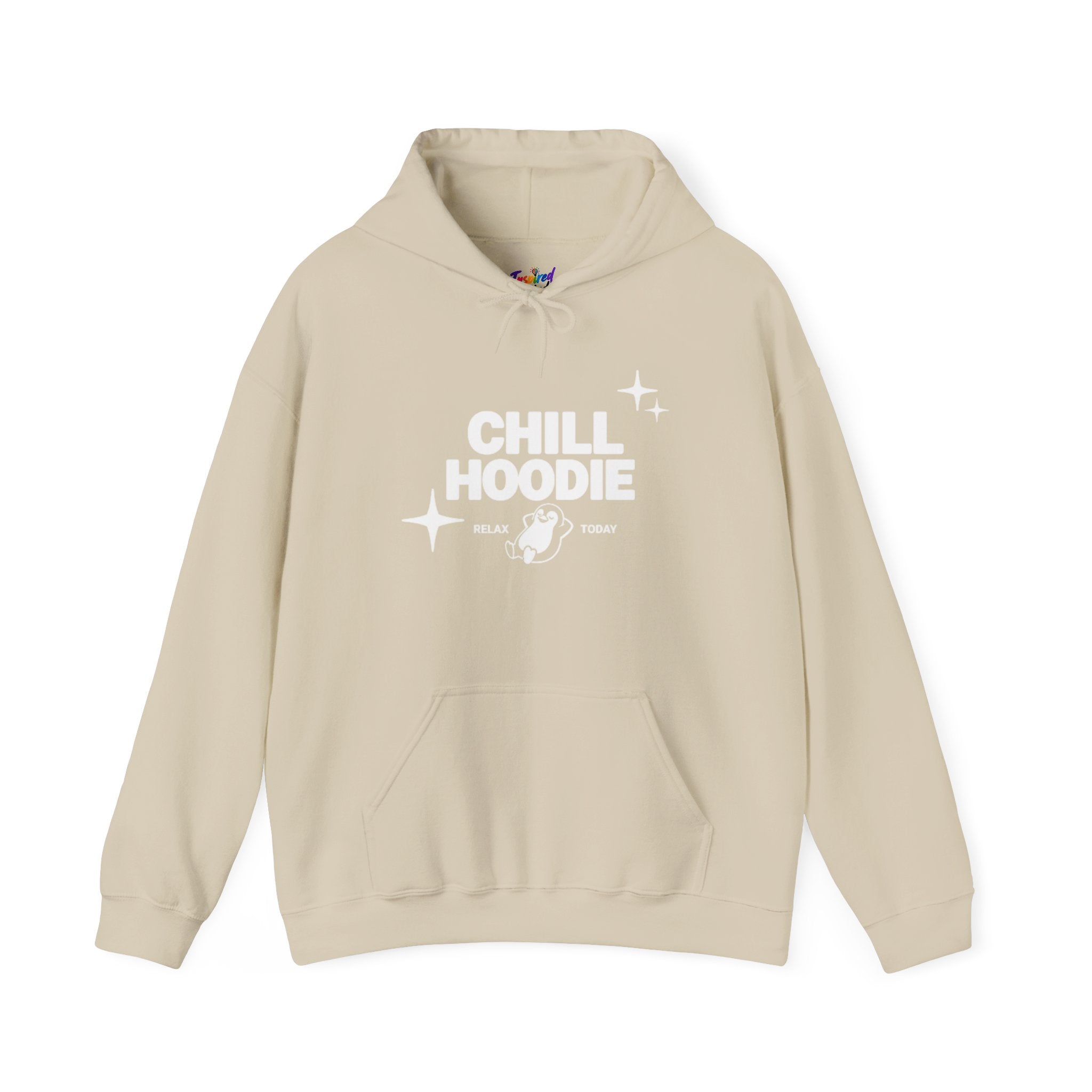 Chill Hoodie Graphic Pullover – Relax Today Black Hoodie