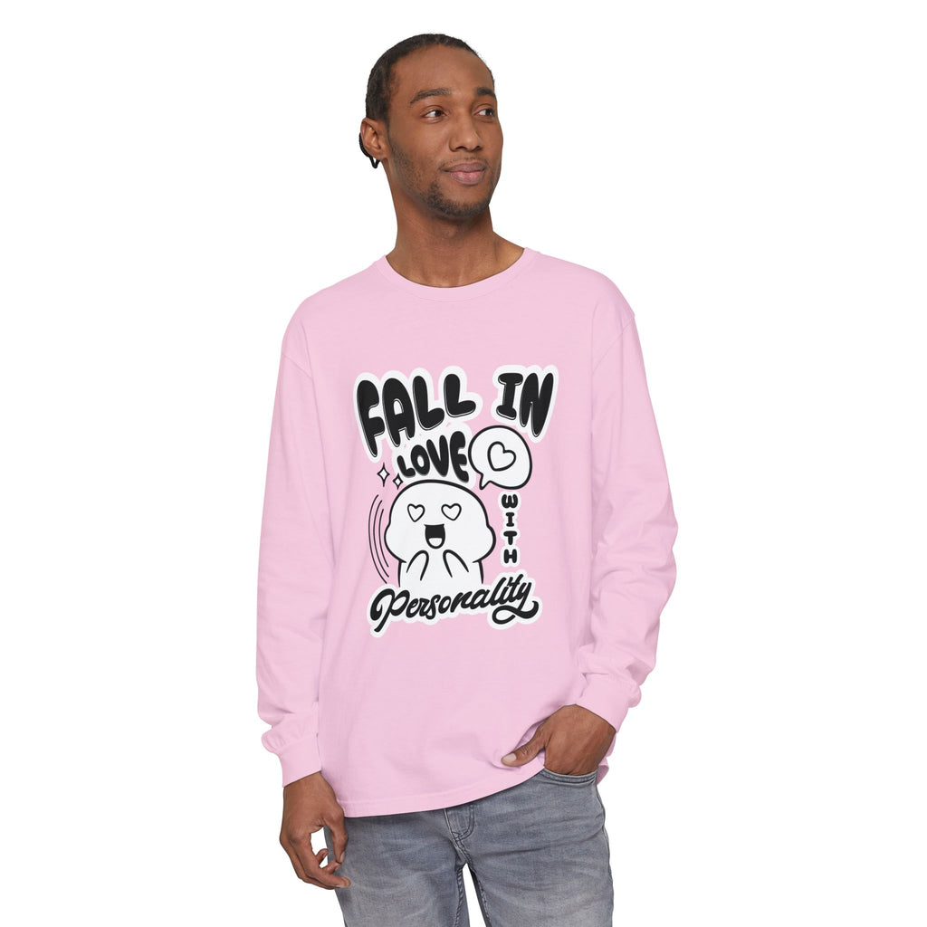 Fall in Love With Personality Long Sleeve T‑Shirt