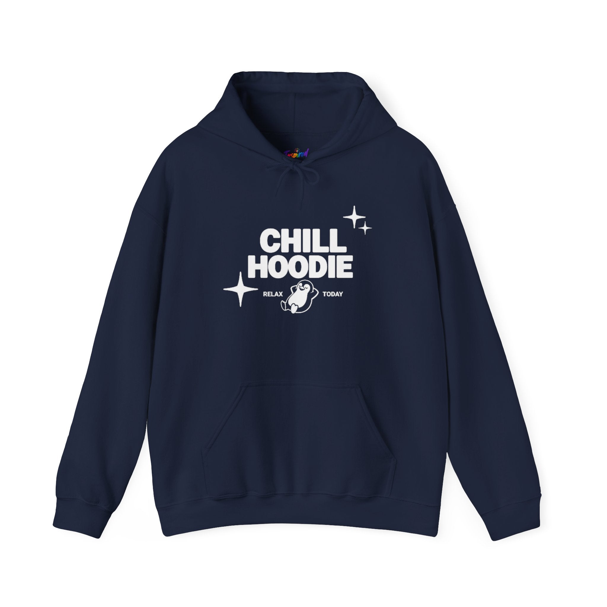 Chill Hoodie Graphic Pullover – Relax Today Black Hoodie