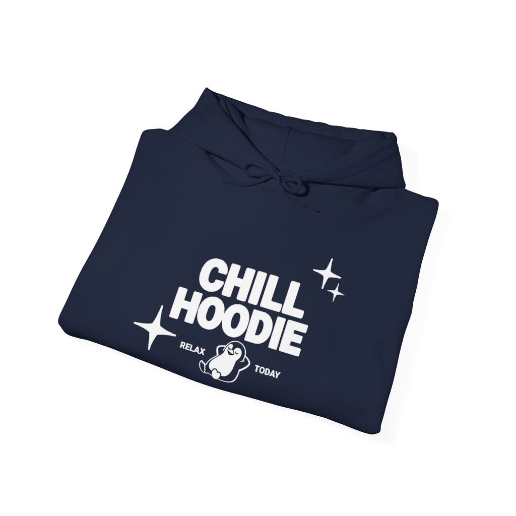 Chill Hoodie Graphic Pullover – Relax Today Black Hoodie
