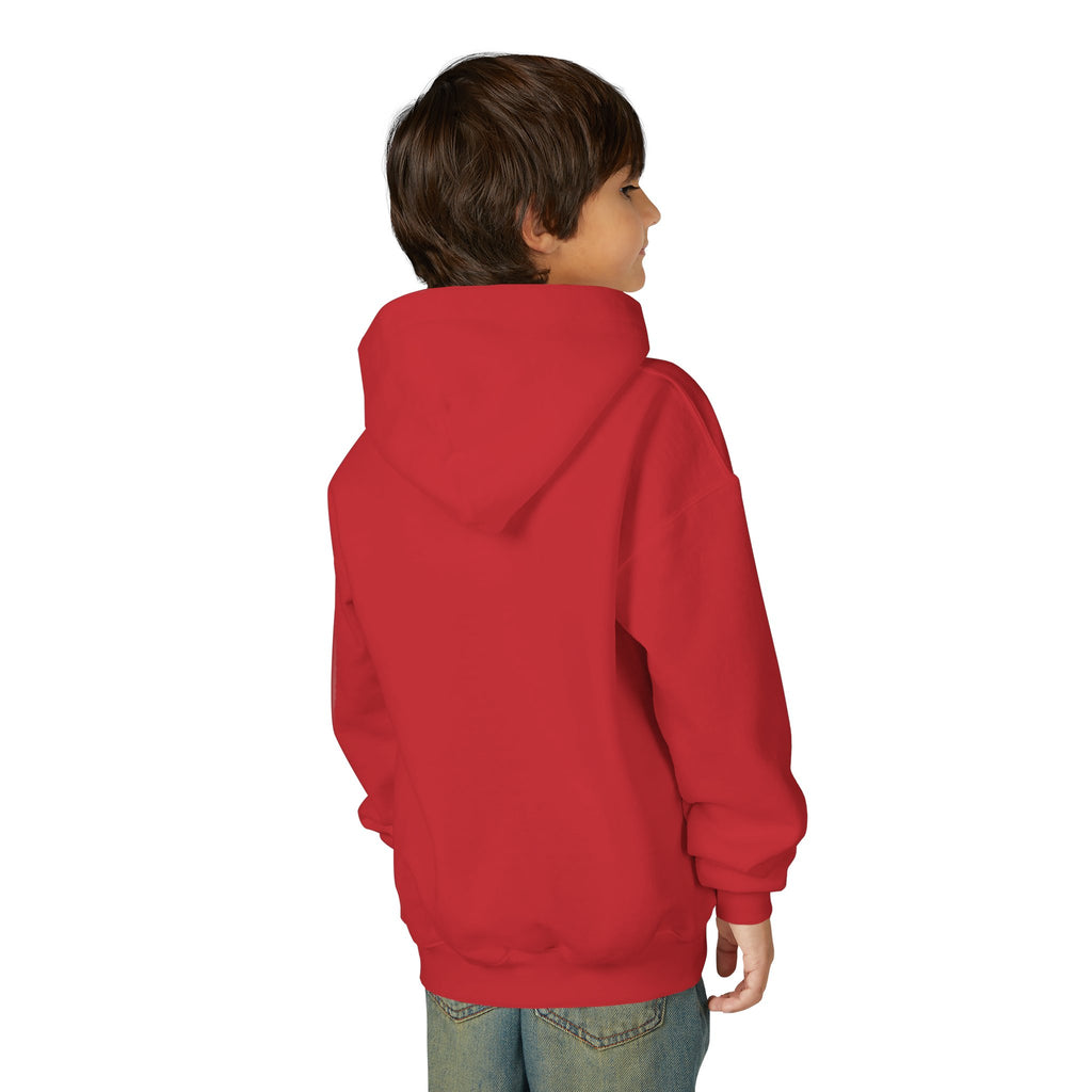 Youth Hoodie — "I Am a Child of God" Cute Kids Christian Pullover