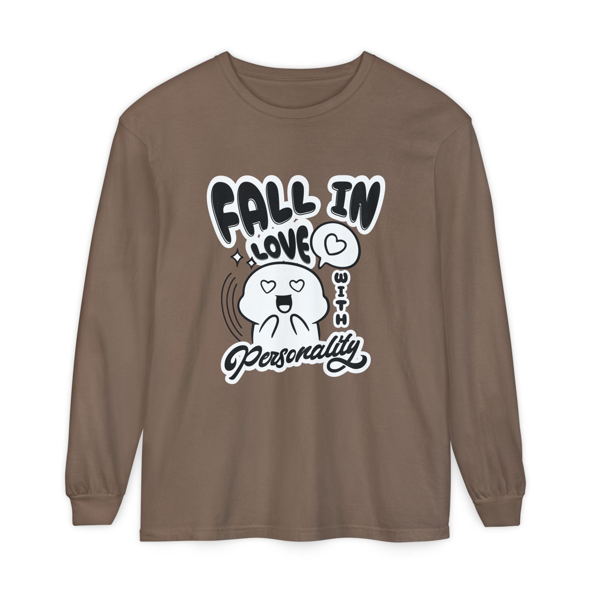 Fall in Love With Personality Long Sleeve T‑Shirt