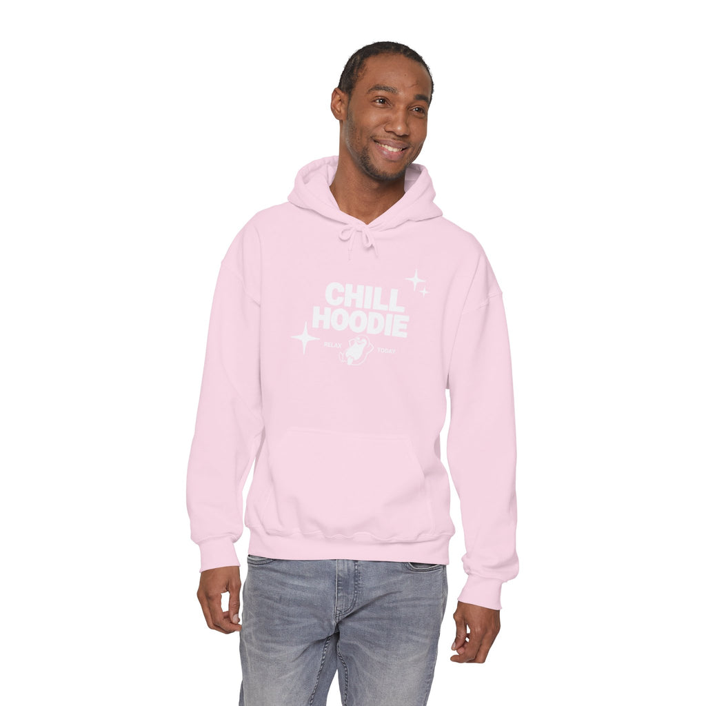 Chill Hoodie Graphic Pullover – Relax Today Black Hoodie