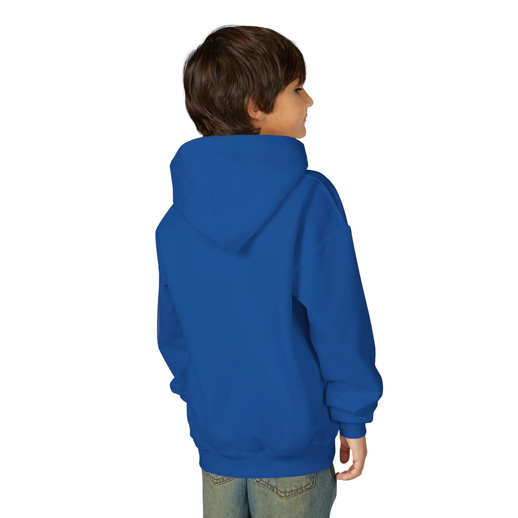 Youth Hoodie — "I Am a Child of God" Cute Kids Christian Pullover