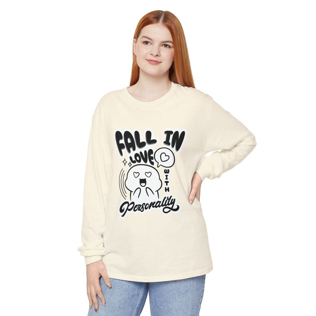 Fall in Love With Personality Long Sleeve T‑Shirt