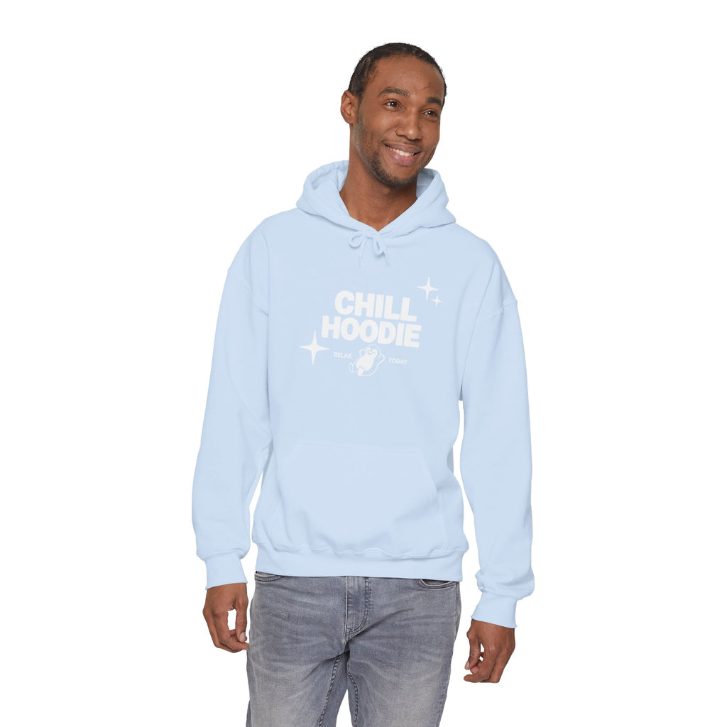 Chill Hoodie Graphic Pullover – Relax Today Black Hoodie