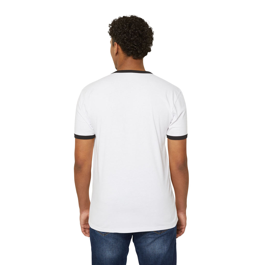 Praise God Ringer T-Shirt — Retro Script Faith Tee