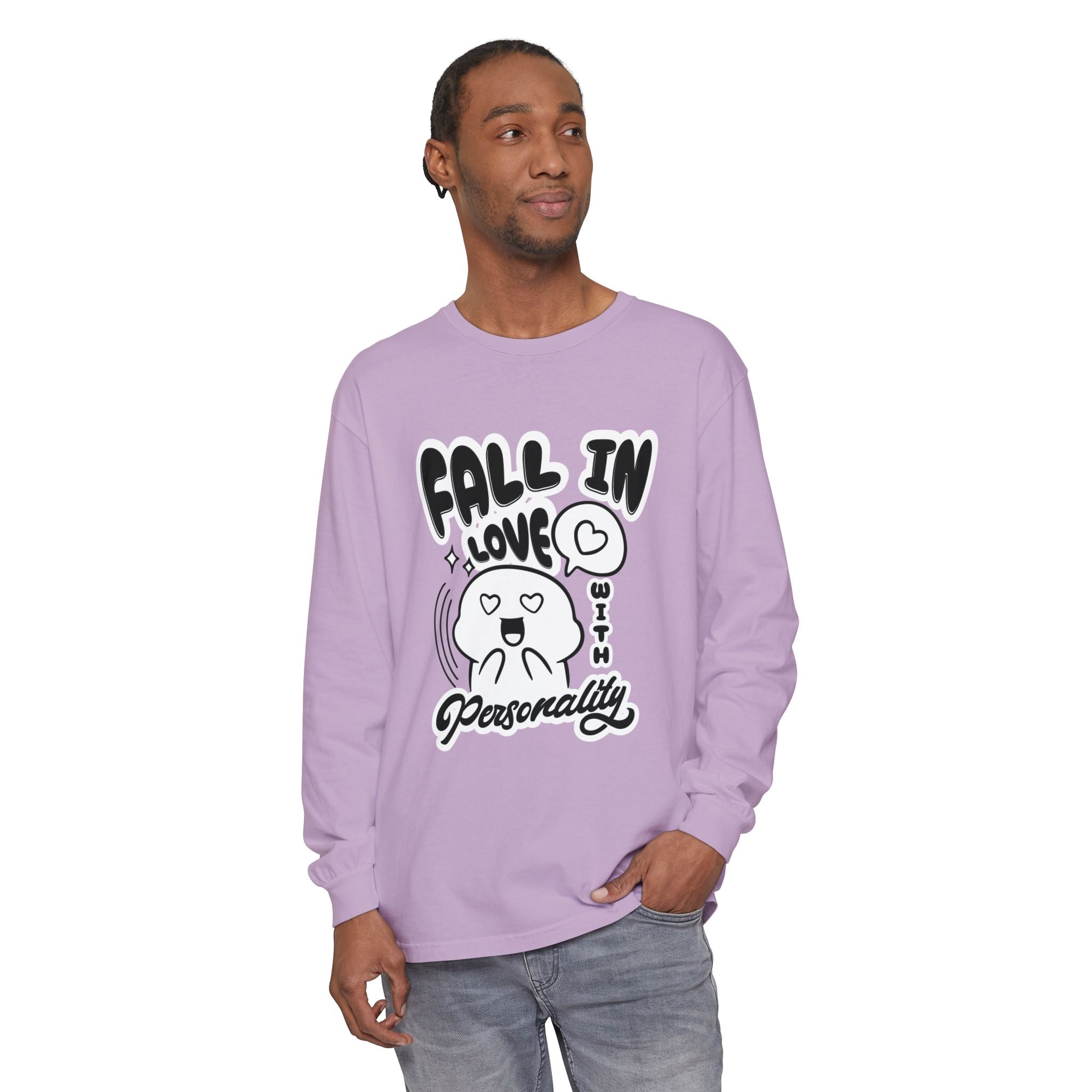 Fall in Love With Personality Long Sleeve T‑Shirt
