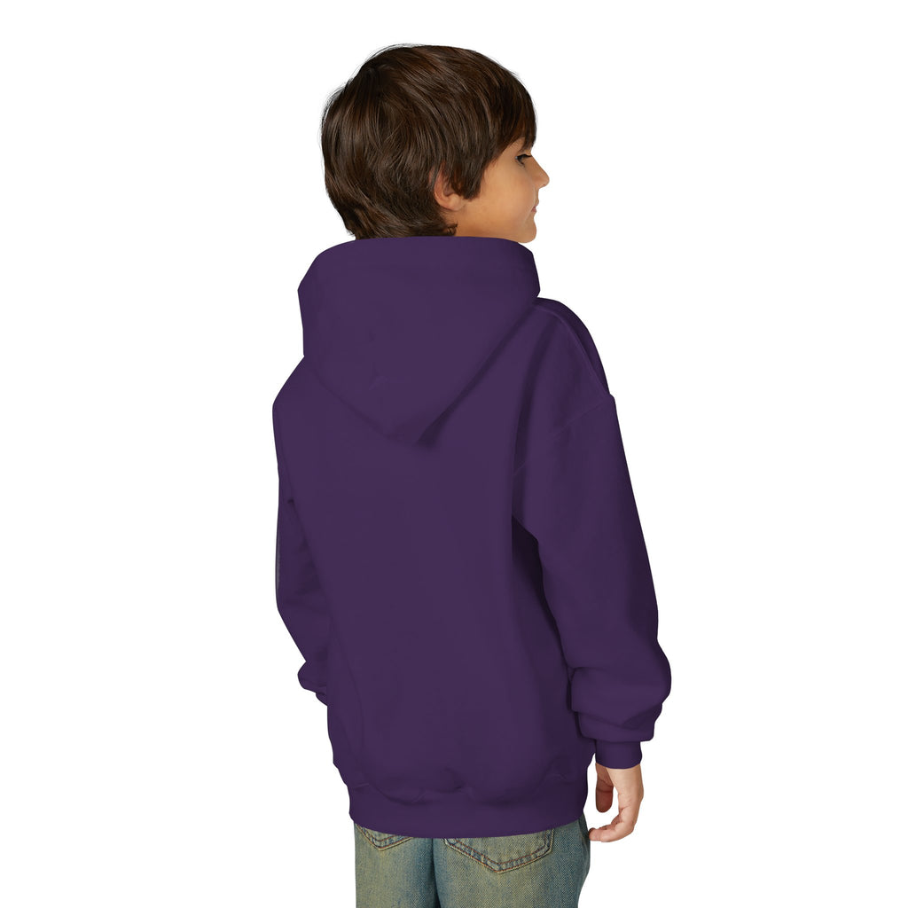 Youth Hoodie — "I Am a Child of God" Cute Kids Christian Pullover
