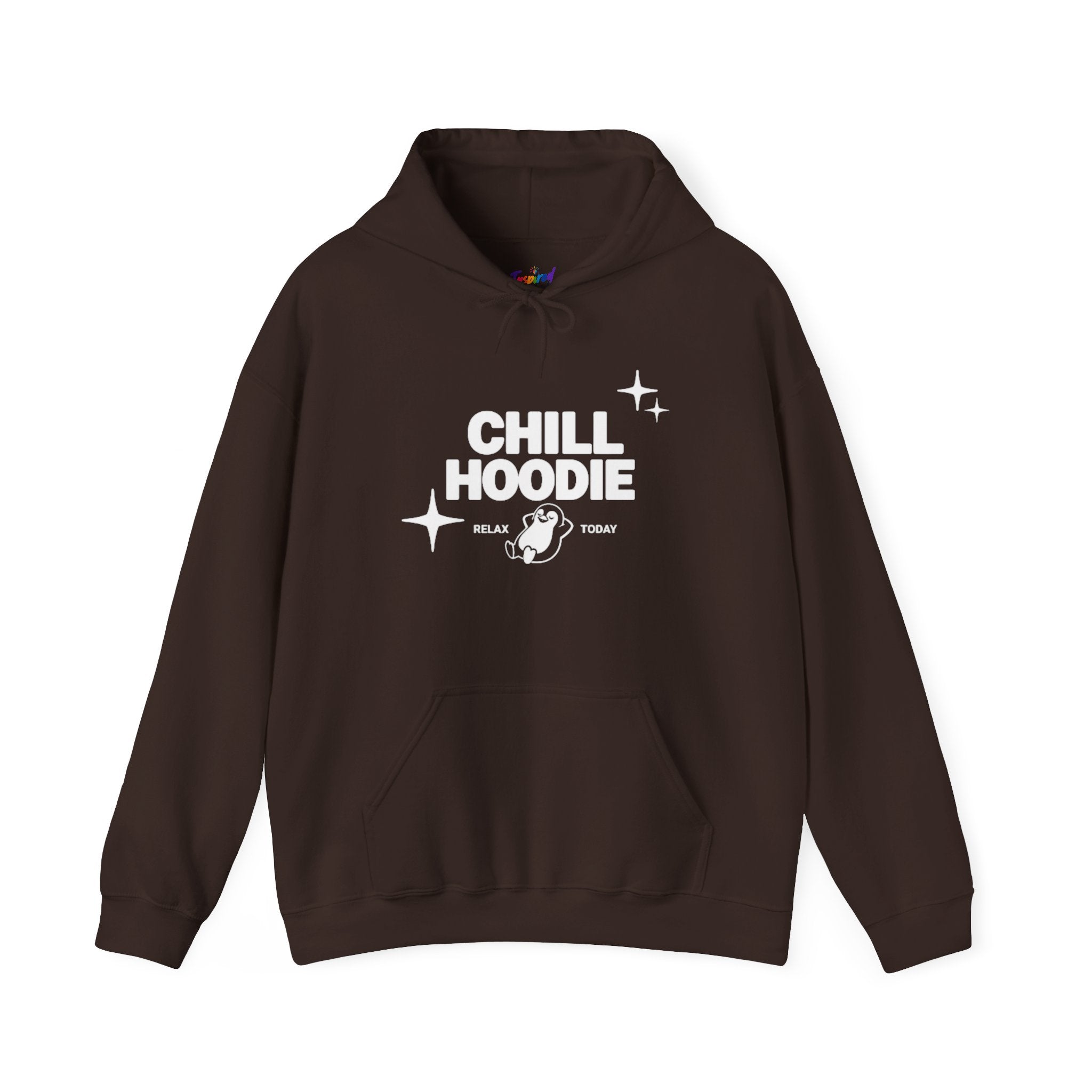 Chill Hoodie Graphic Pullover – Relax Today Black Hoodie