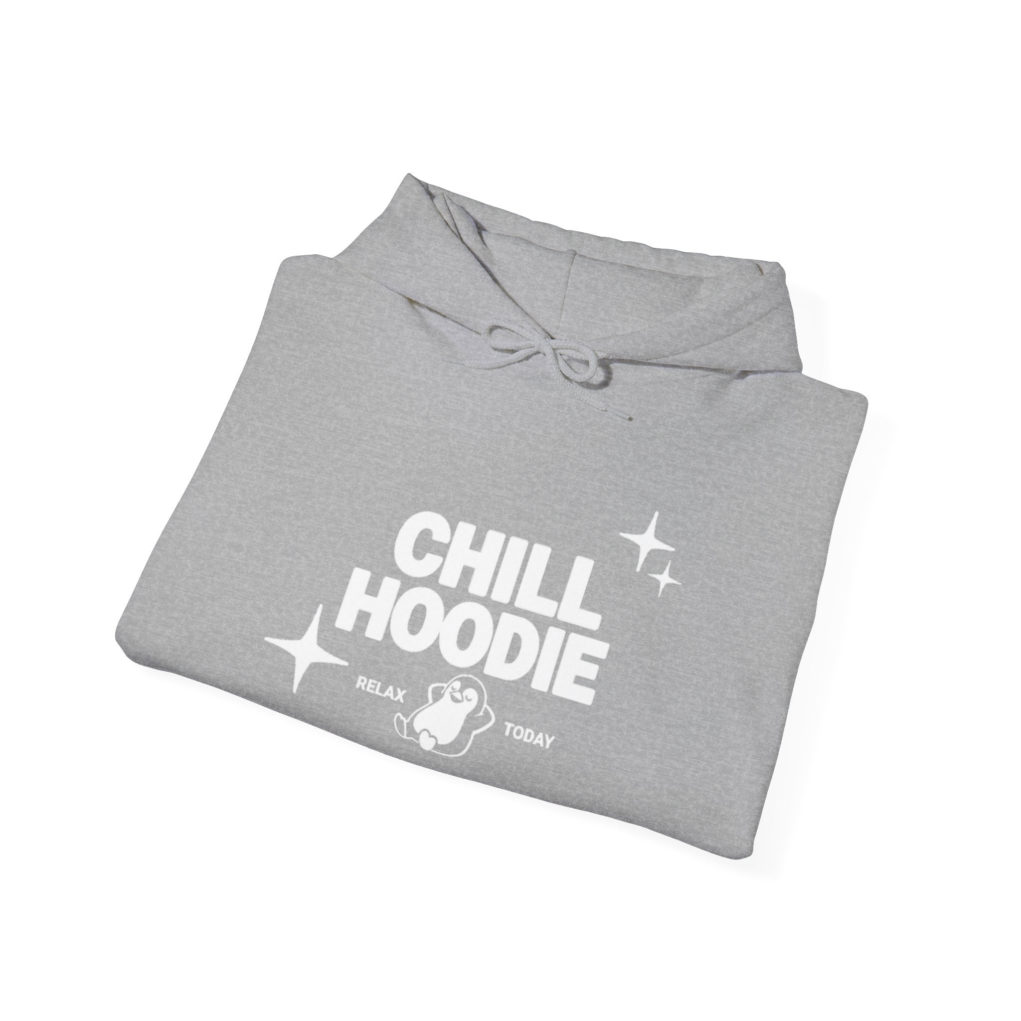 Chill Hoodie Graphic Pullover – Relax Today Black Hoodie