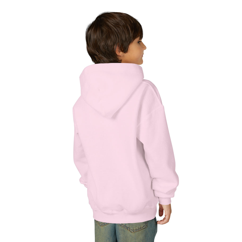 Youth Hoodie — "I Am a Child of God" Cute Kids Christian Pullover