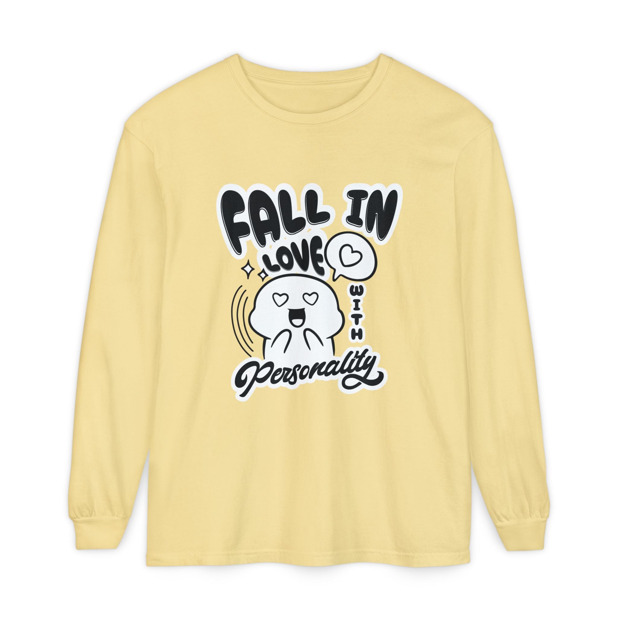 Fall in Love With Personality Long Sleeve T‑Shirt