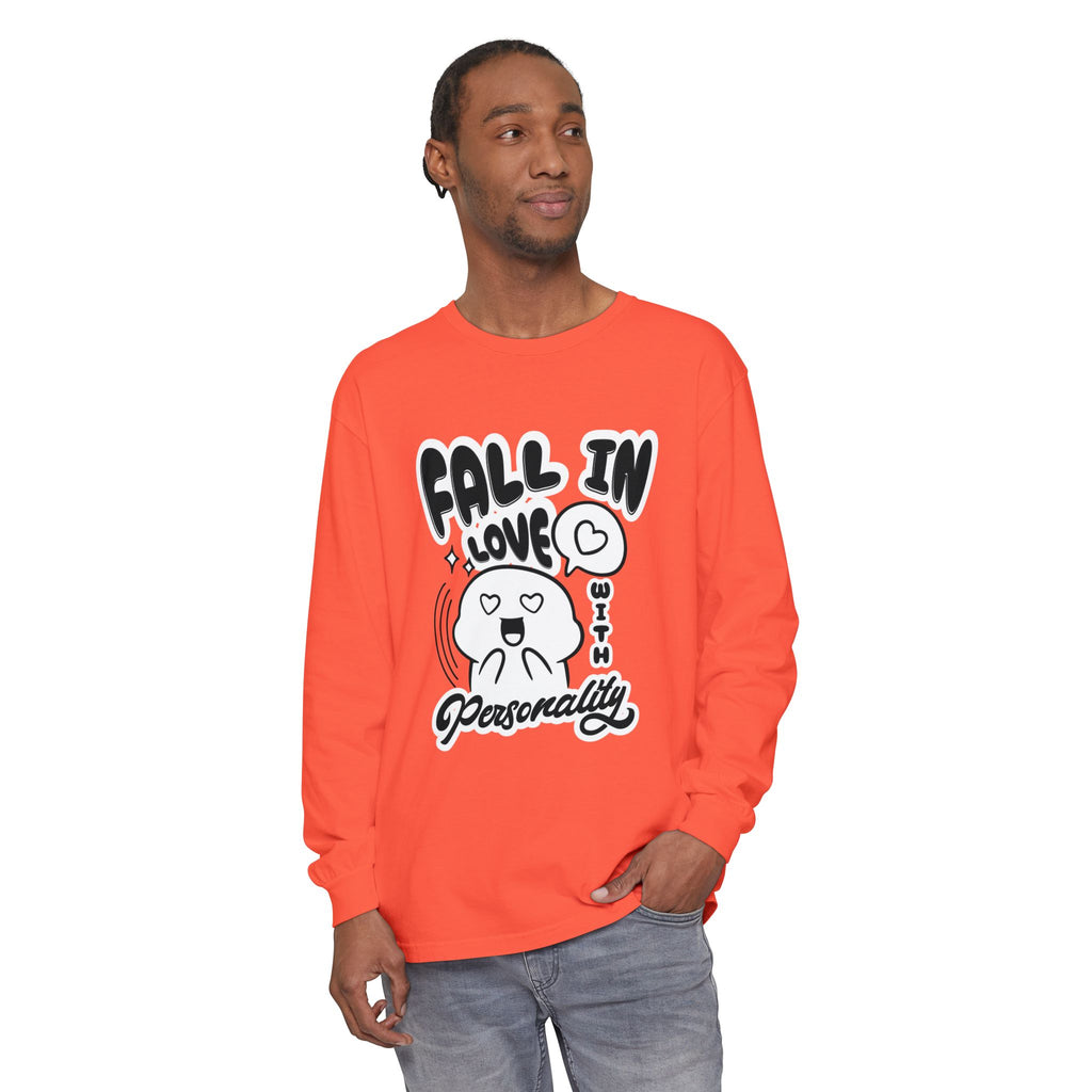 Fall in Love With Personality Long Sleeve T‑Shirt