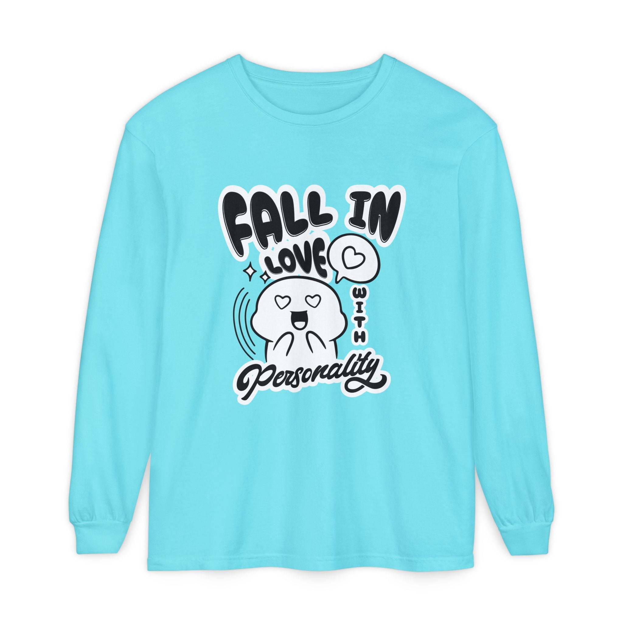 Fall in Love With Personality Long Sleeve T‑Shirt