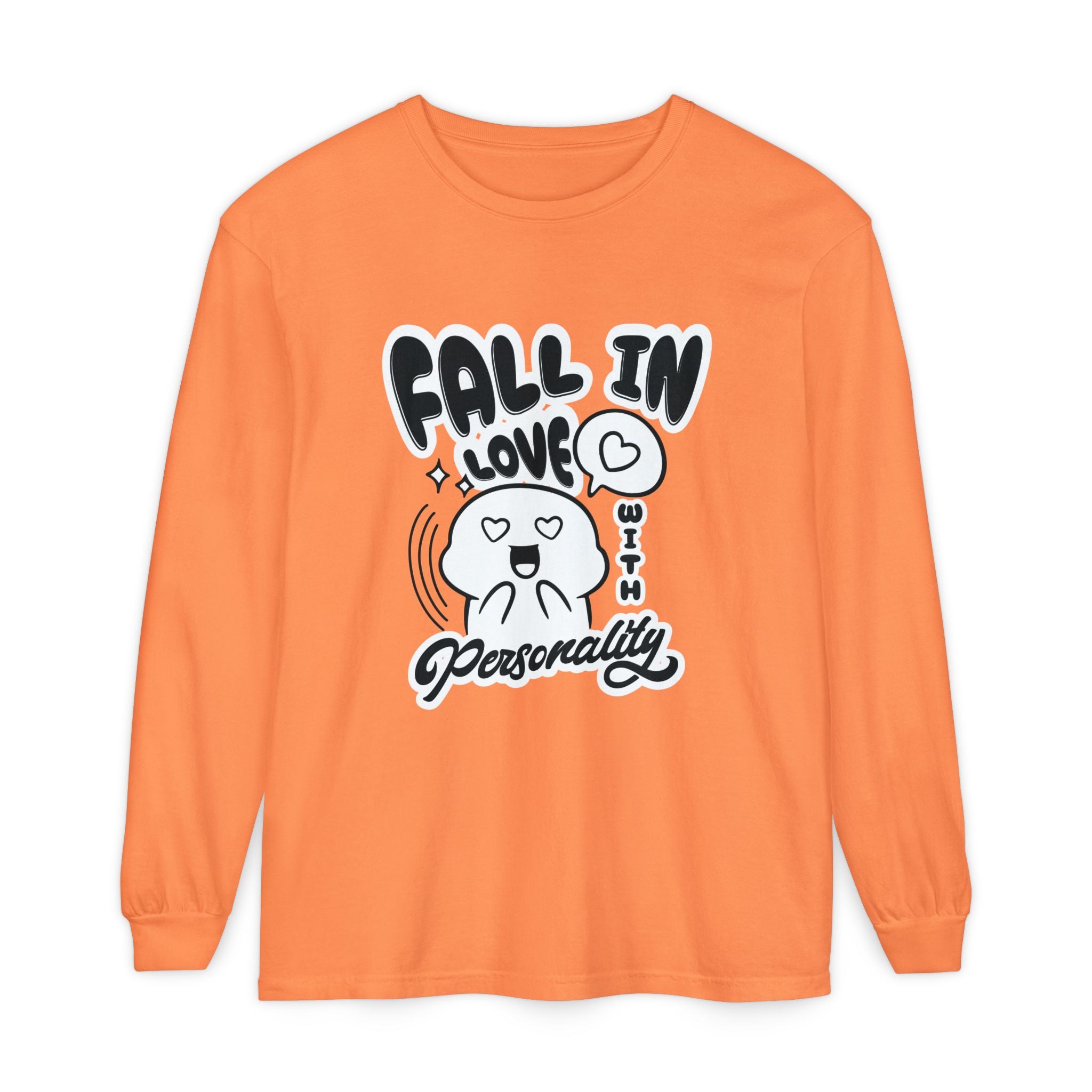 Fall in Love With Personality Long Sleeve T‑Shirt