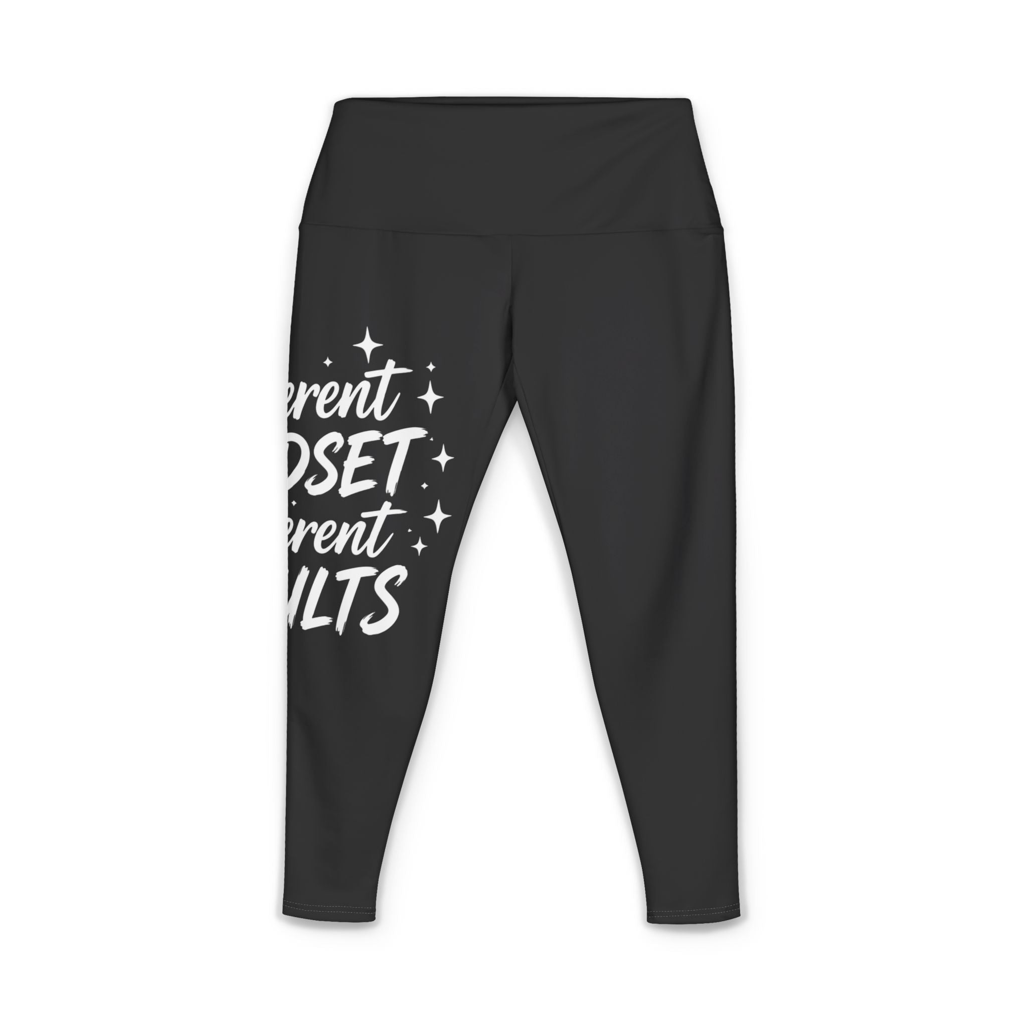 Yoga Pants — "Different Mindset Different Results" Inspirational Yoga Leggings