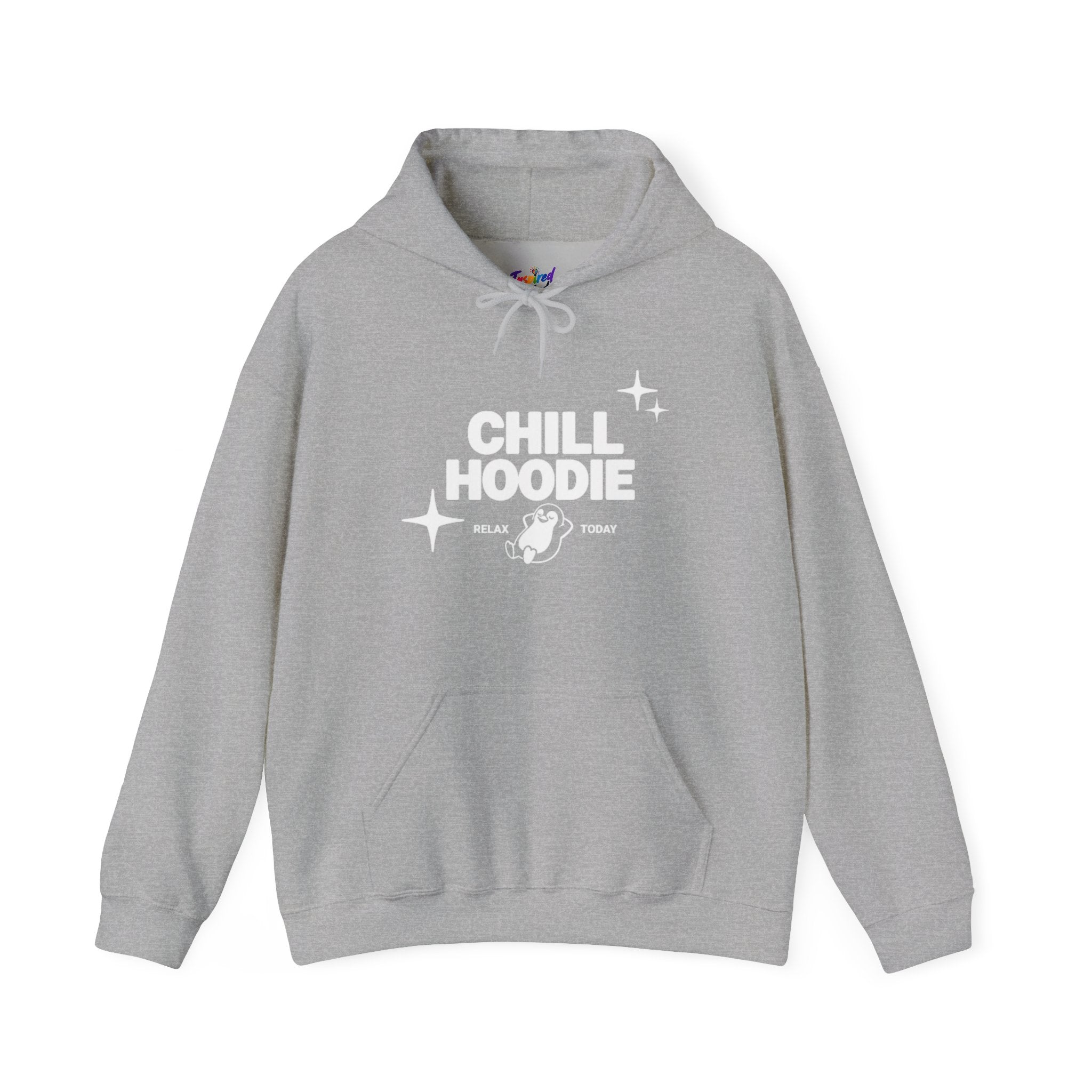 Chill Hoodie Graphic Pullover – Relax Today Black Hoodie