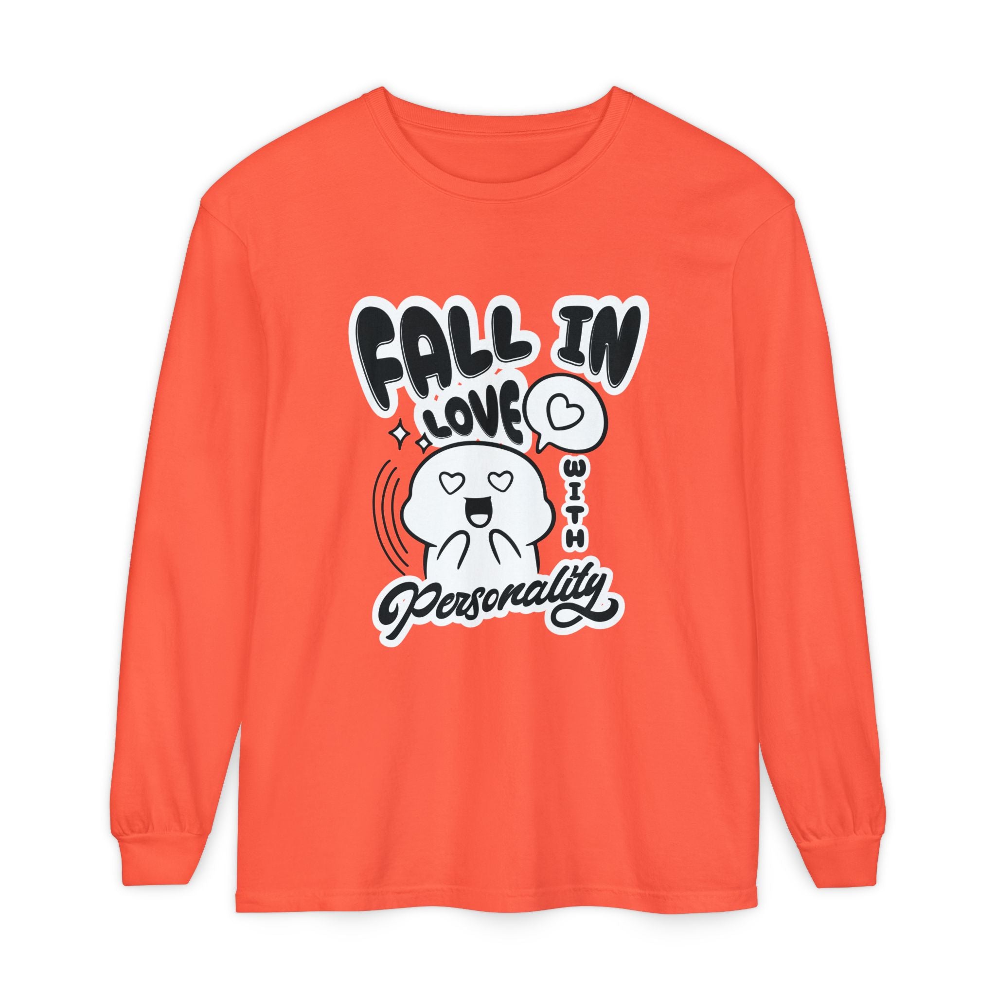 Fall in Love With Personality Long Sleeve T‑Shirt