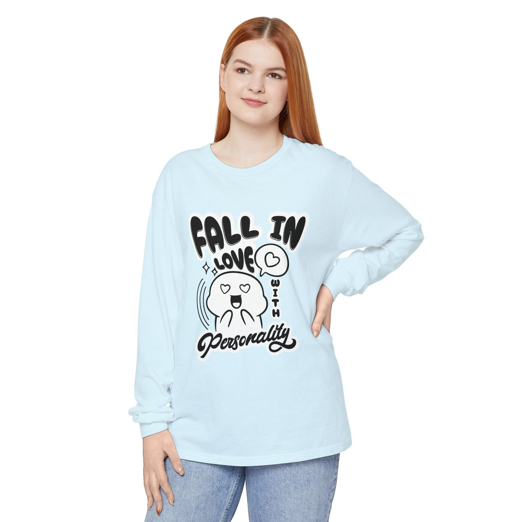Fall in Love With Personality Long Sleeve T‑Shirt