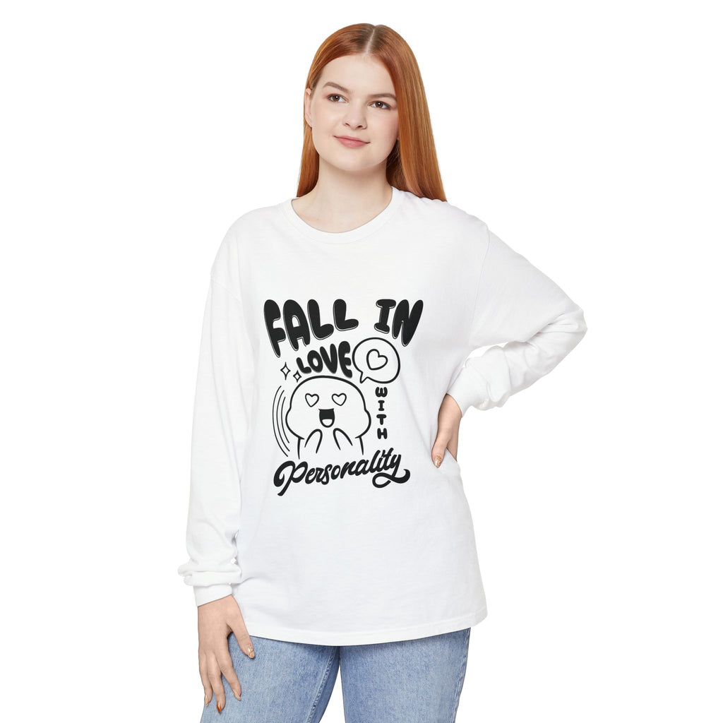 Fall in Love With Personality Long Sleeve T‑Shirt