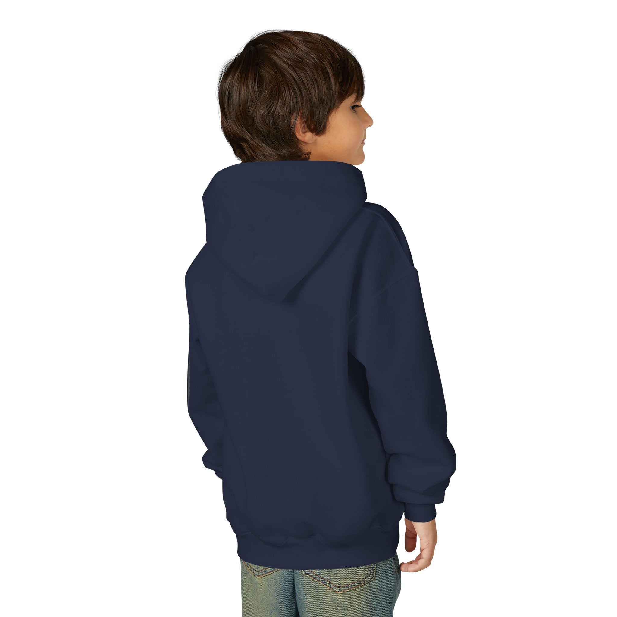 Youth Hoodie — "I Am a Child of God" Cute Kids Christian Pullover