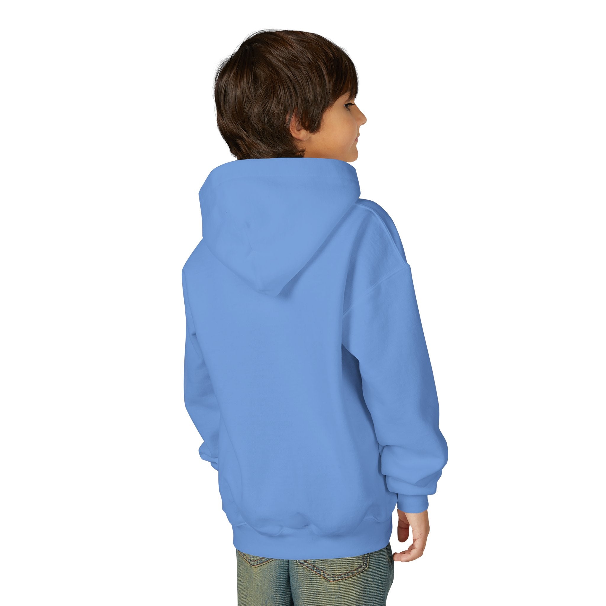 Youth Hoodie — "I Am a Child of God" Cute Kids Christian Pullover