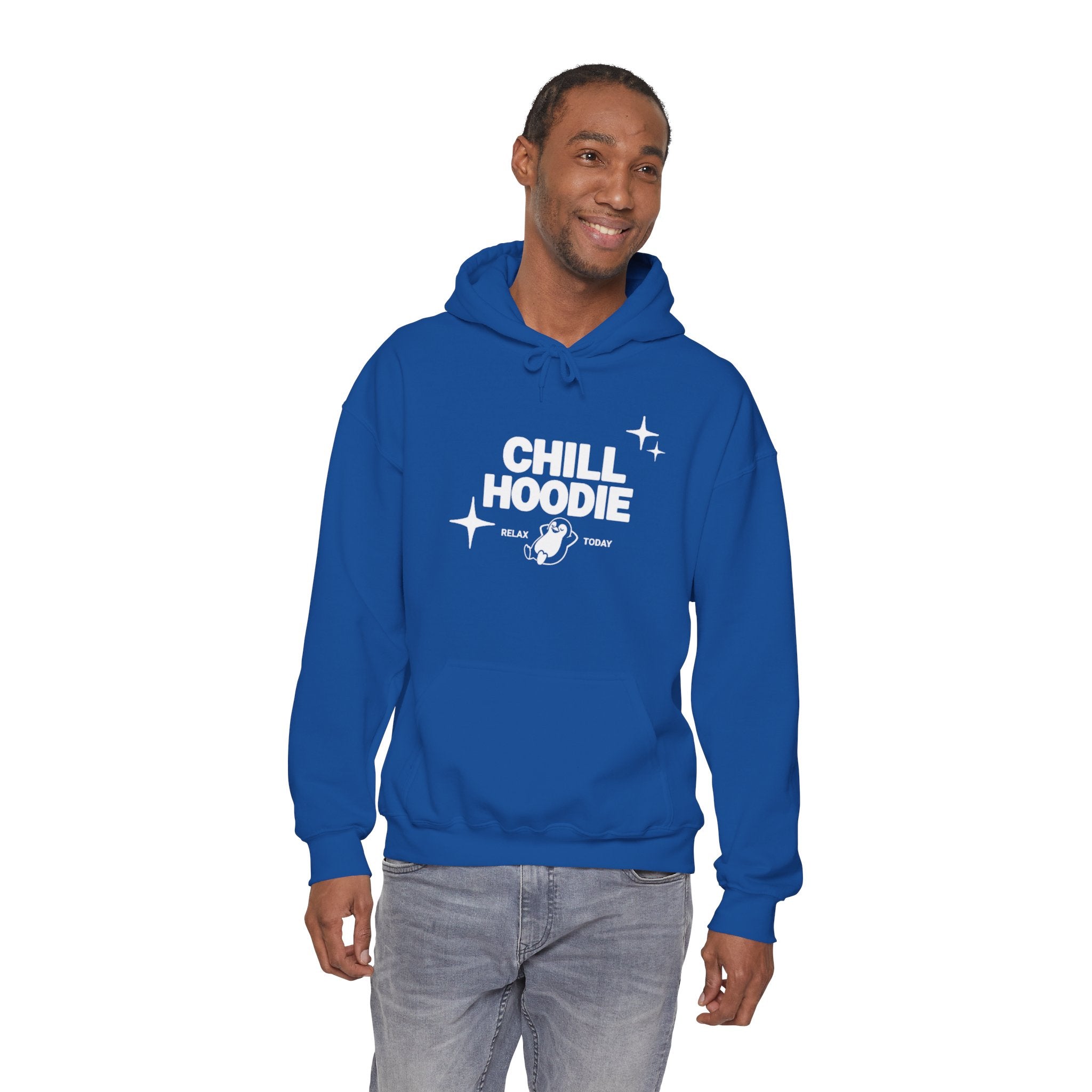 Chill Hoodie Graphic Pullover – Relax Today Black Hoodie