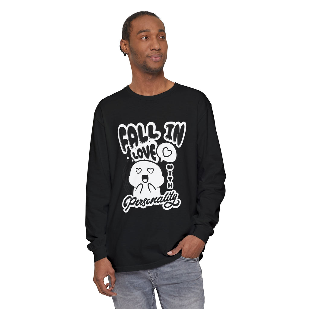 Fall in Love With Personality Long Sleeve T‑Shirt