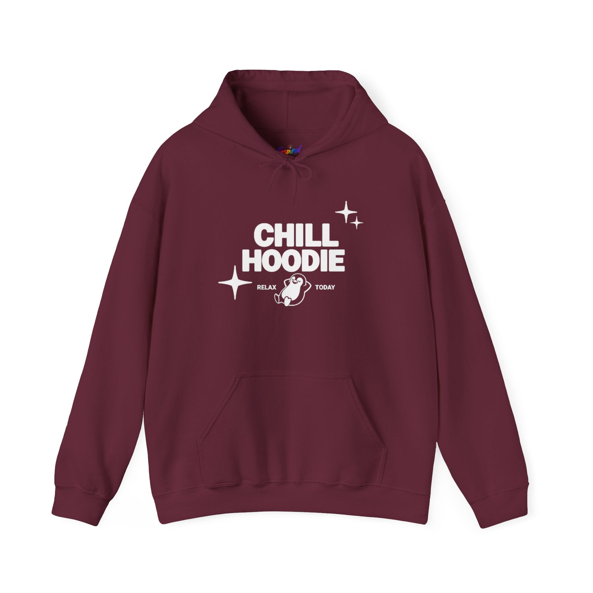 Chill Hoodie Graphic Pullover – Relax Today Black Hoodie