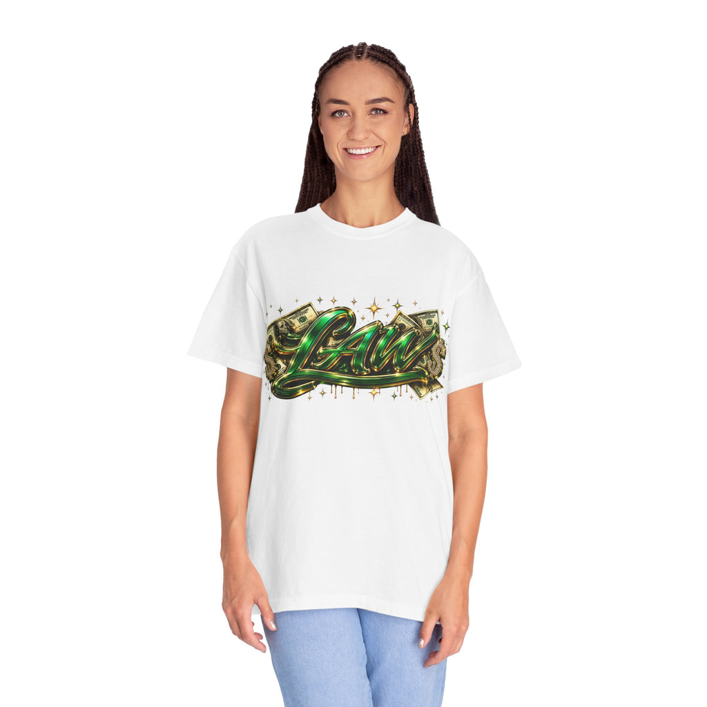LAW Graffiti T-Shirt — Money Drip Streetwear Tee