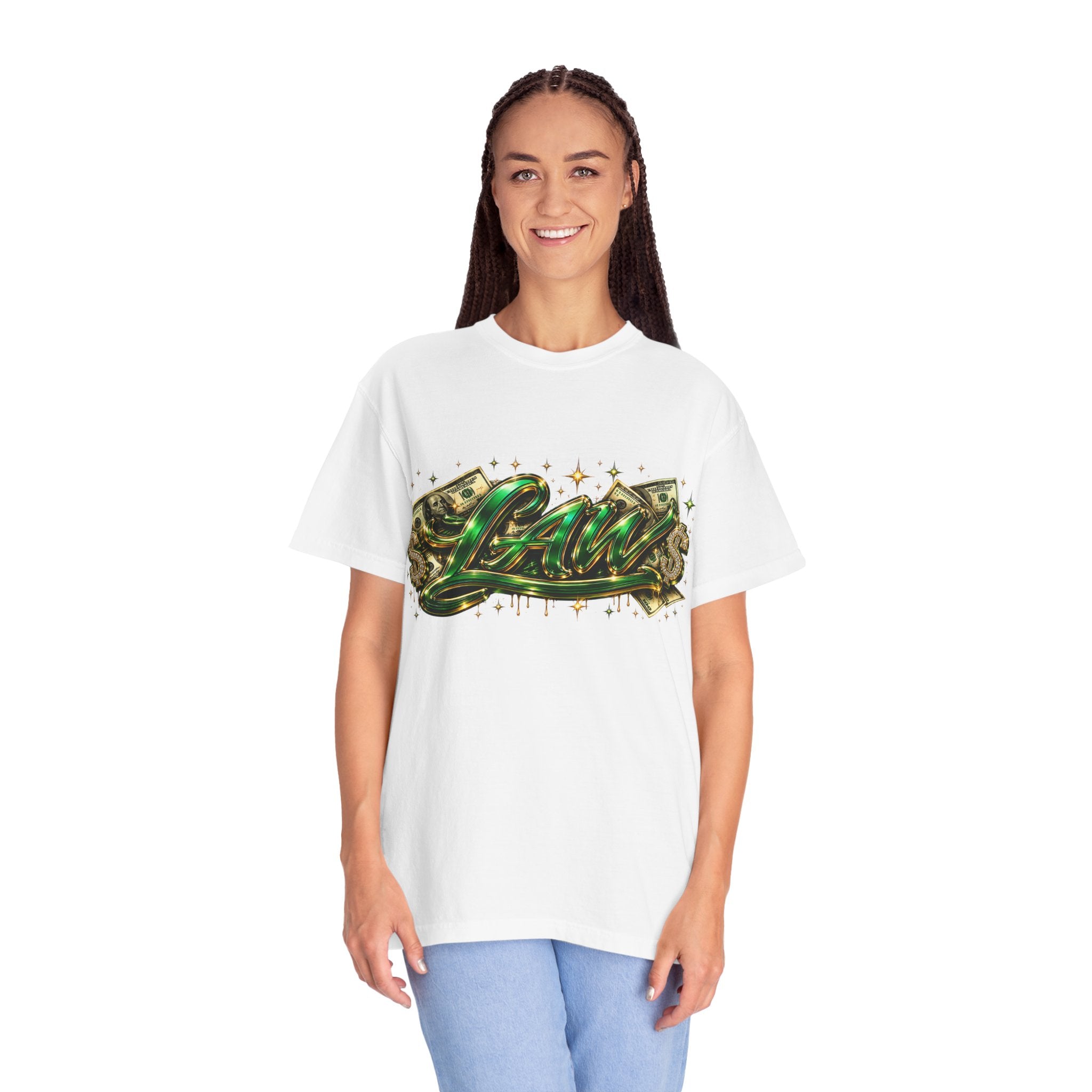 LAW Graffiti T-Shirt — Money Drip Streetwear Tee