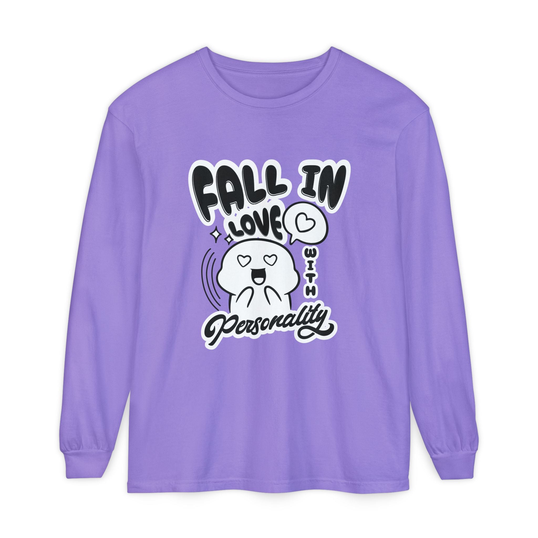 Fall in Love With Personality Long Sleeve T‑Shirt