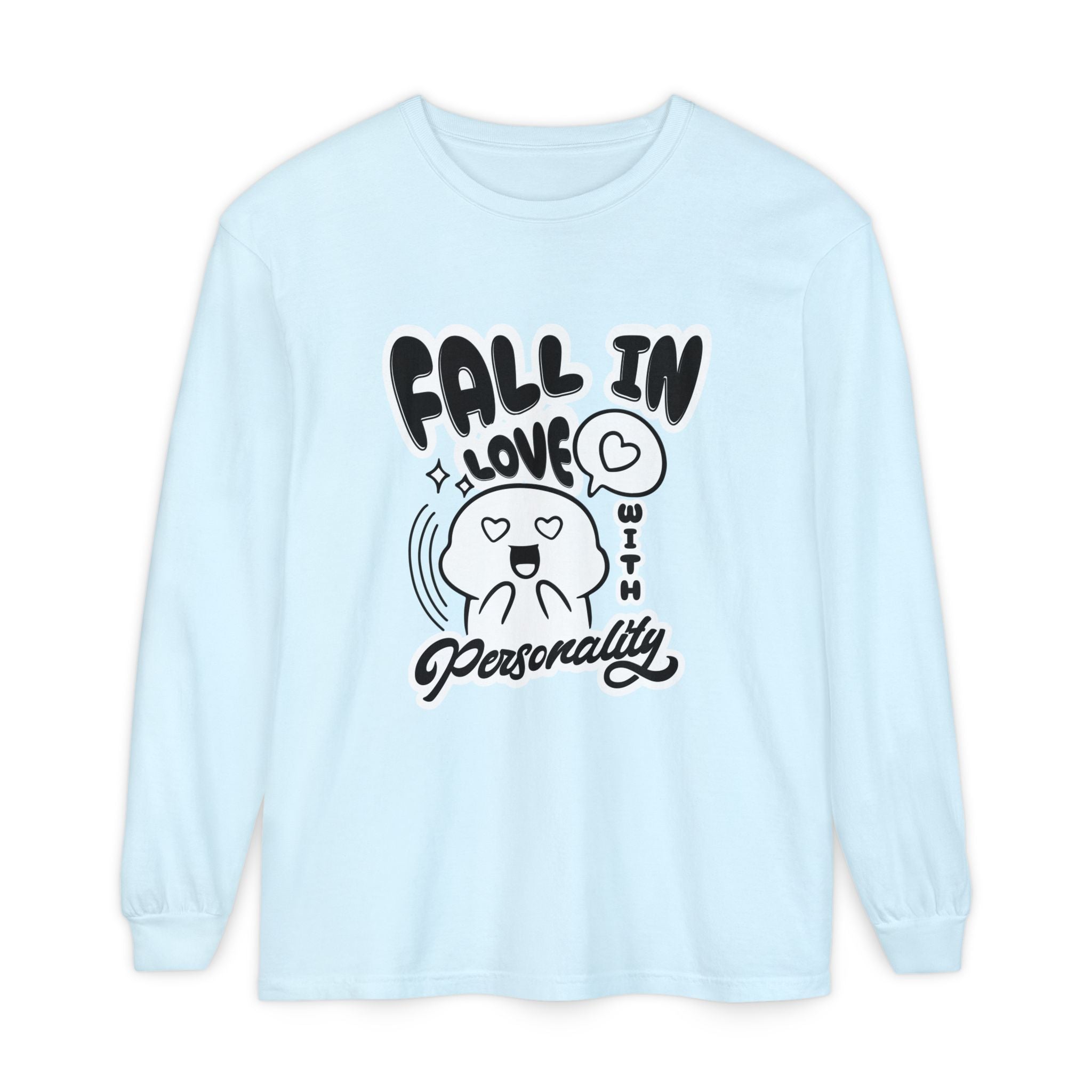 Fall in Love With Personality Long Sleeve T‑Shirt