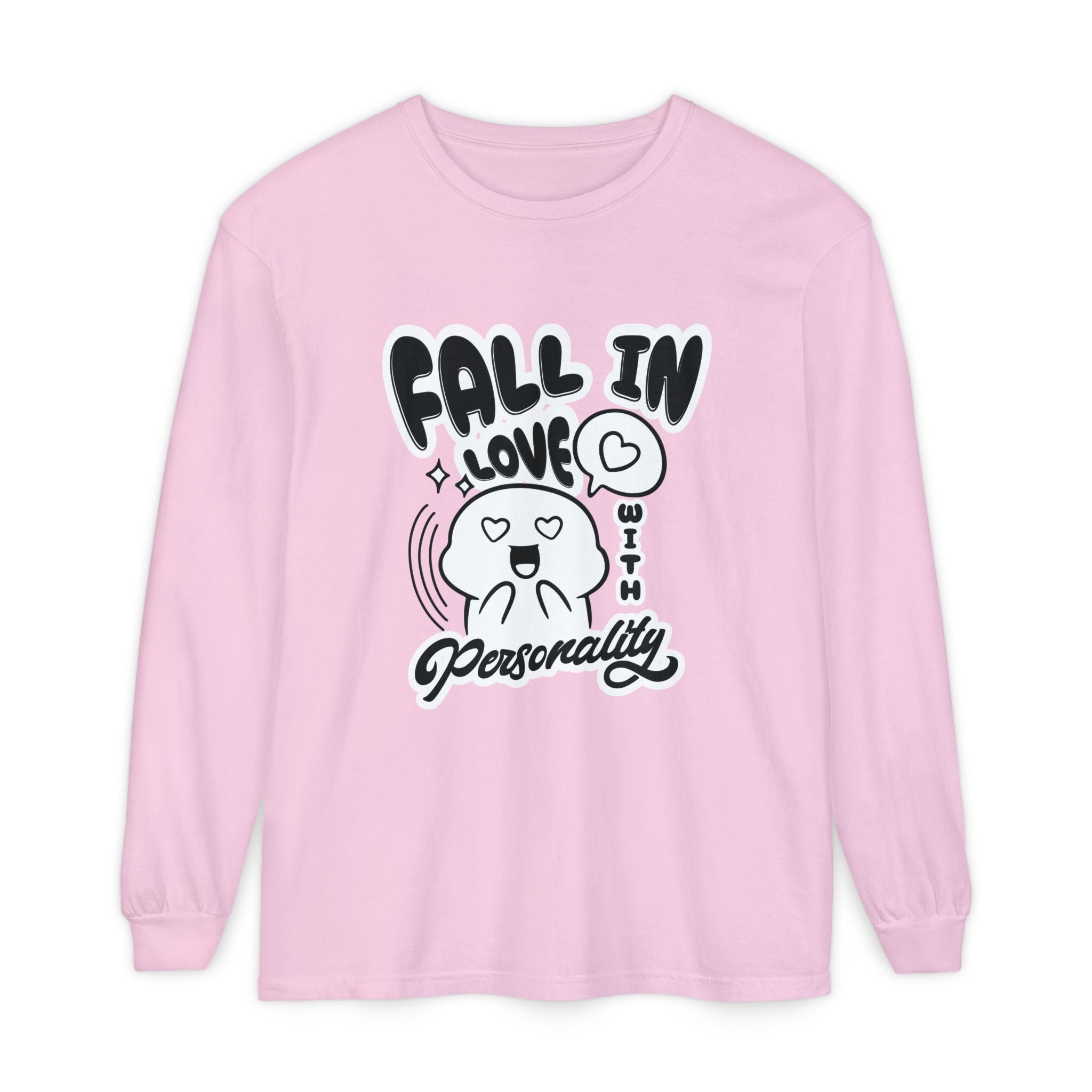 Fall in Love With Personality Long Sleeve T‑Shirt