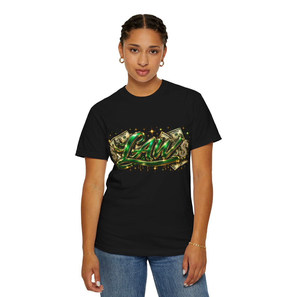 LAW Graffiti T-Shirt — Money Drip Streetwear Tee
