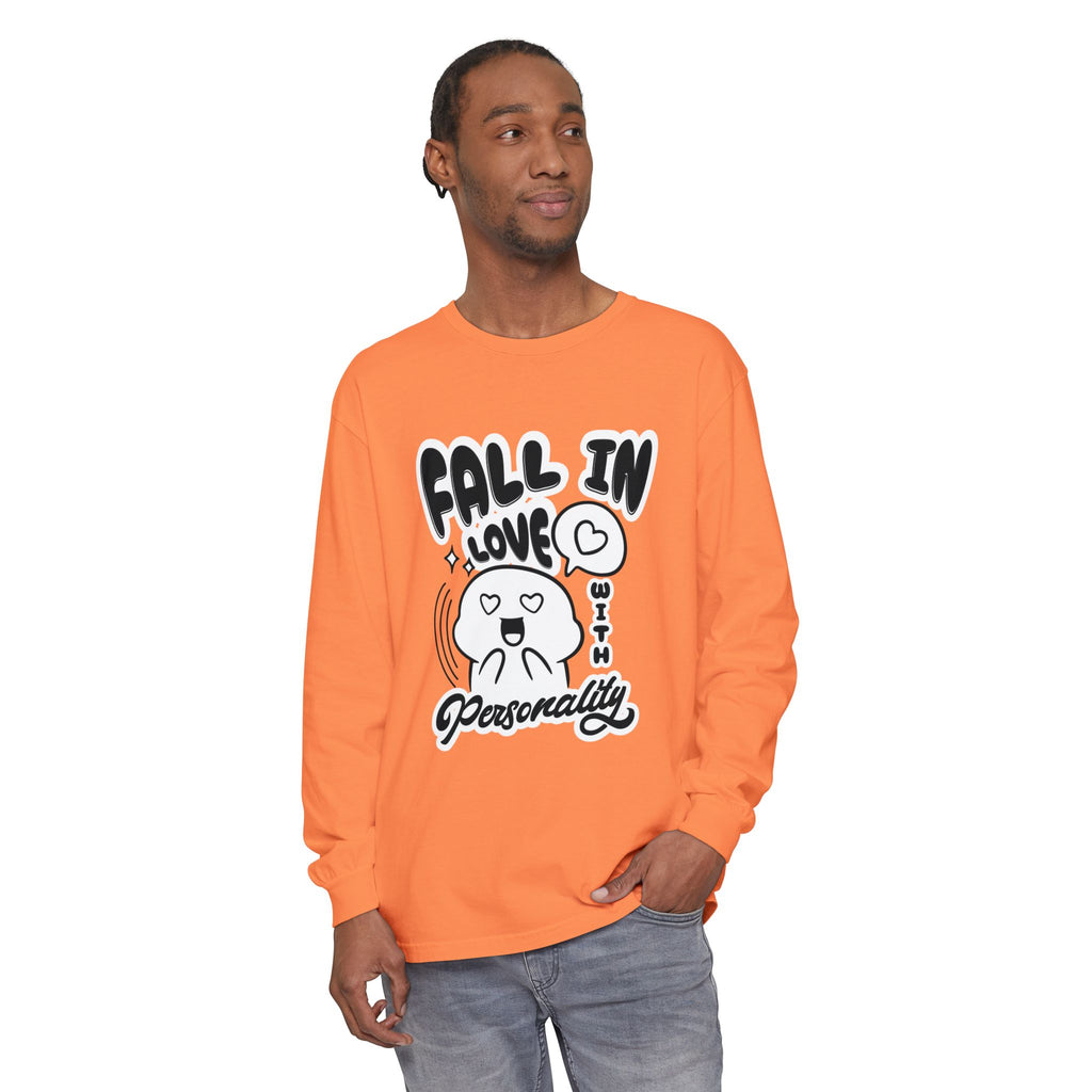 Fall in Love With Personality Long Sleeve T‑Shirt
