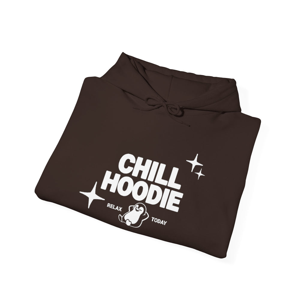 Chill Hoodie Graphic Pullover – Relax Today Black Hoodie