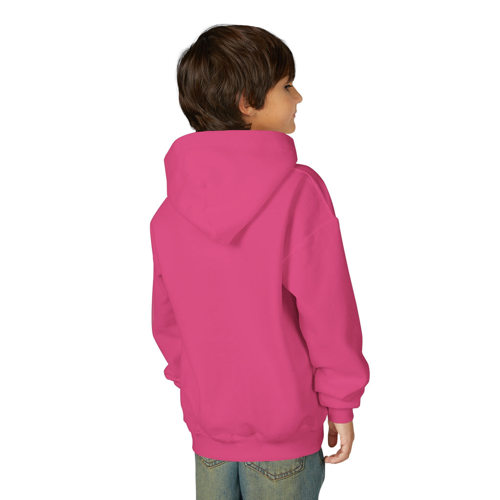 Youth Hoodie — "I Am a Child of God" Cute Kids Christian Pullover