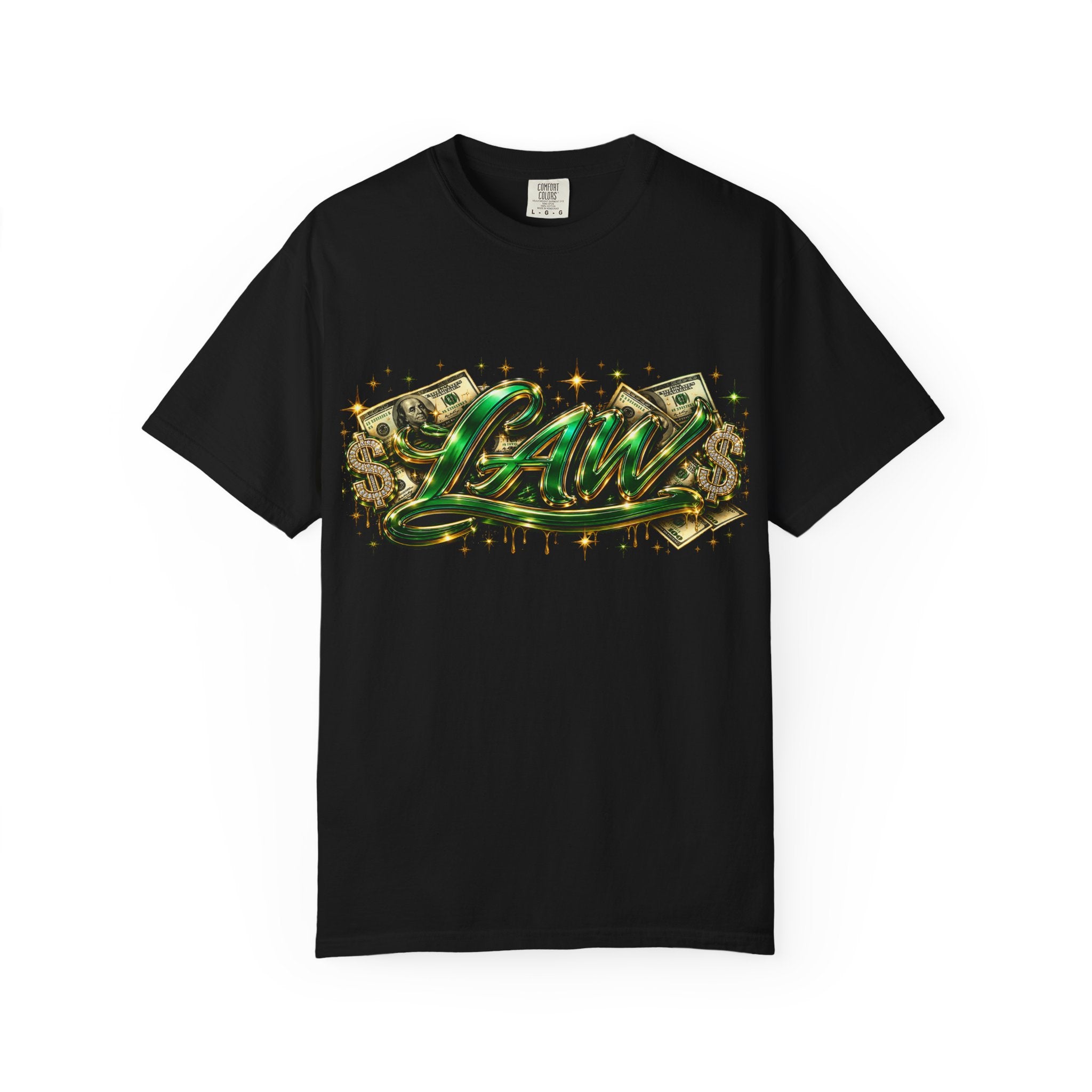 LAW Graffiti T-Shirt — Money Drip Streetwear Tee