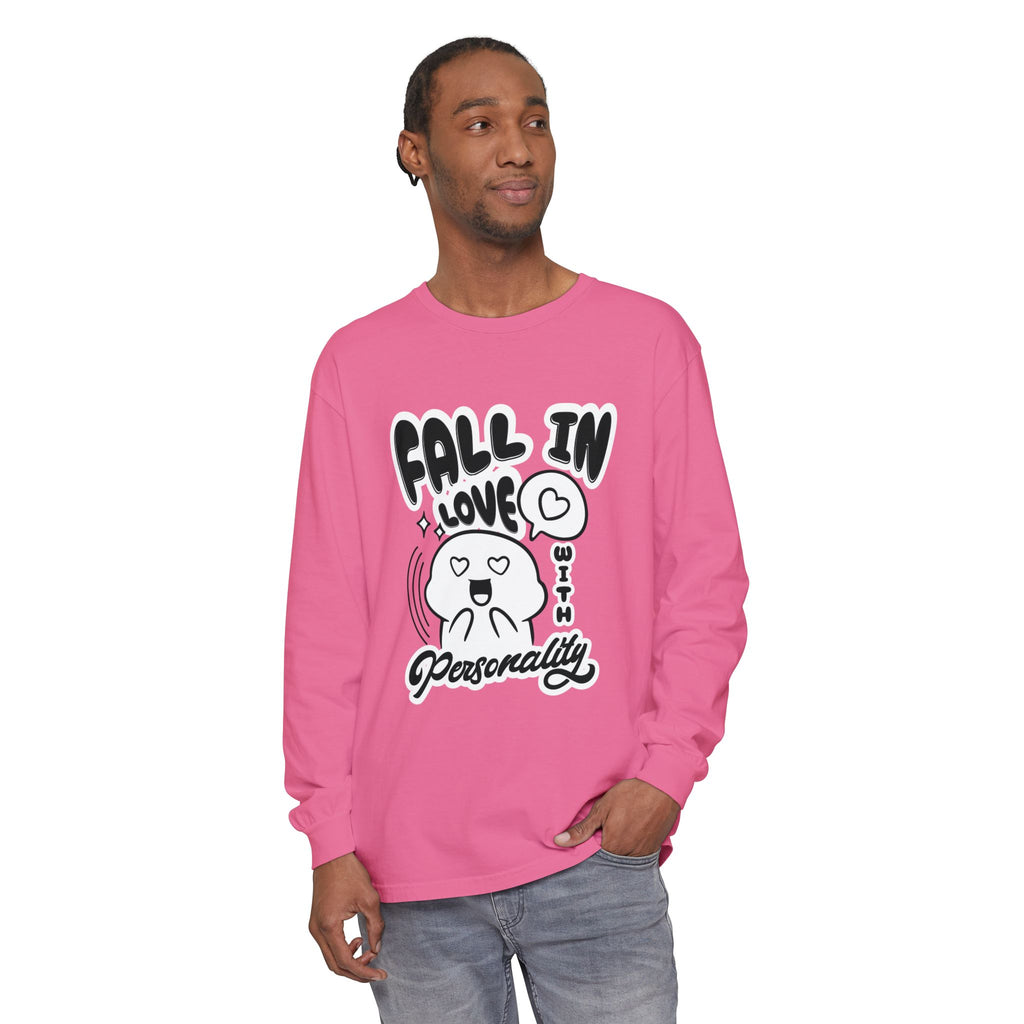 Fall in Love With Personality Long Sleeve T‑Shirt
