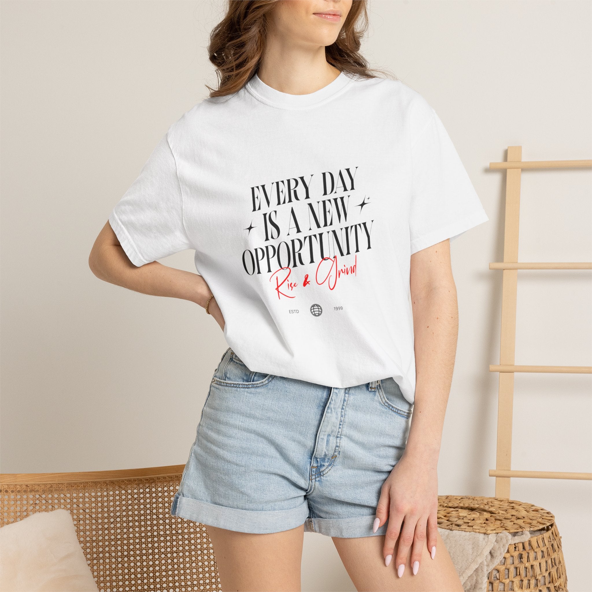 Every Day Is a New Opportunity T-Shirt — Inspirational Motivational Tee