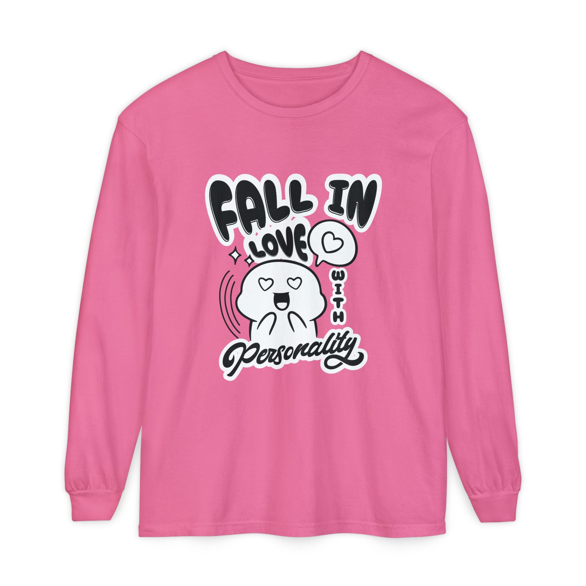 Fall in Love With Personality Long Sleeve T‑Shirt
