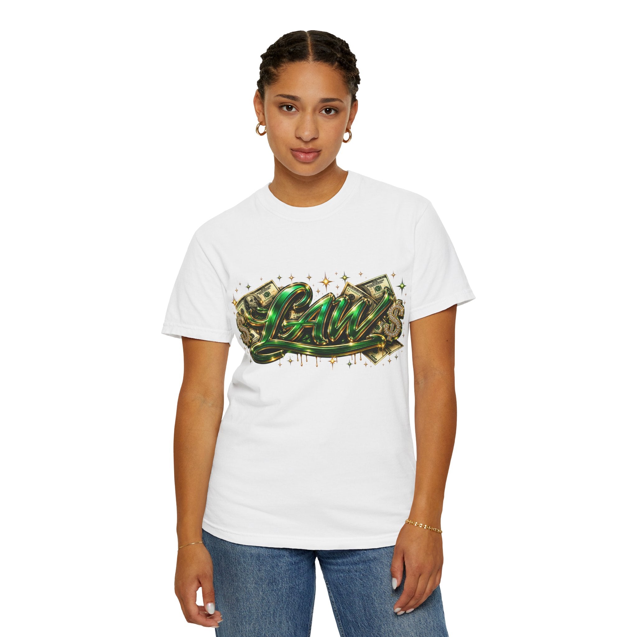 LAW Graffiti T-Shirt — Money Drip Streetwear Tee