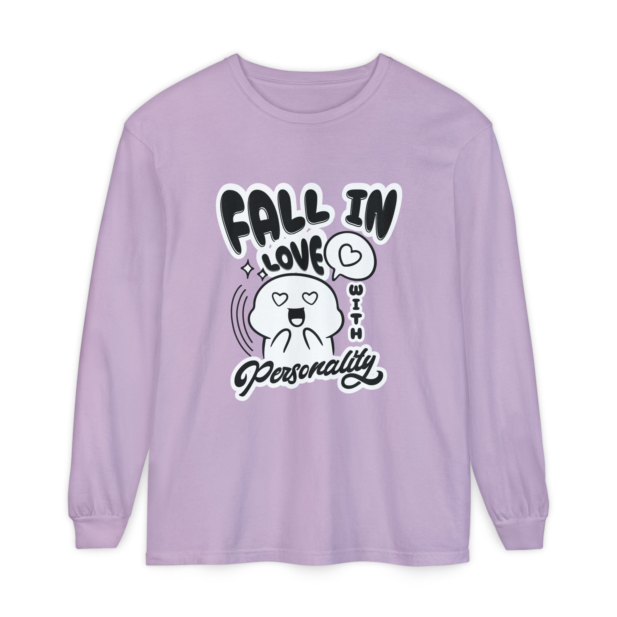 Fall in Love With Personality Long Sleeve T‑Shirt