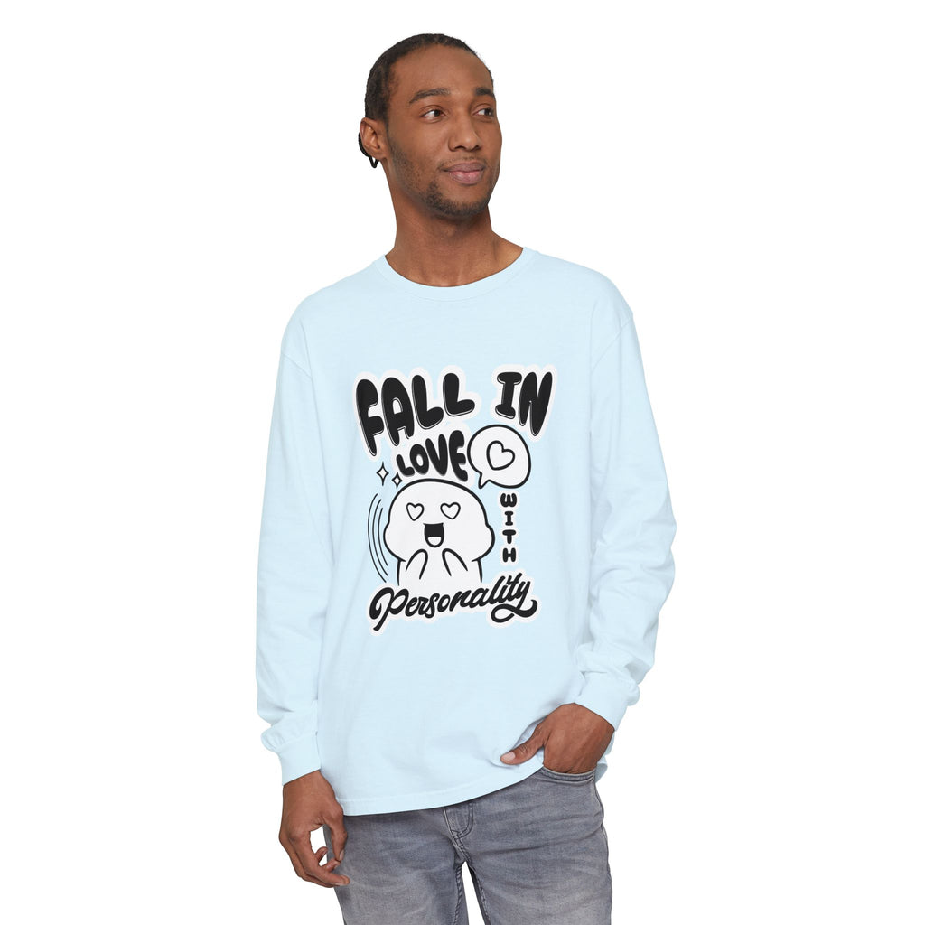 Fall in Love With Personality Long Sleeve T‑Shirt
