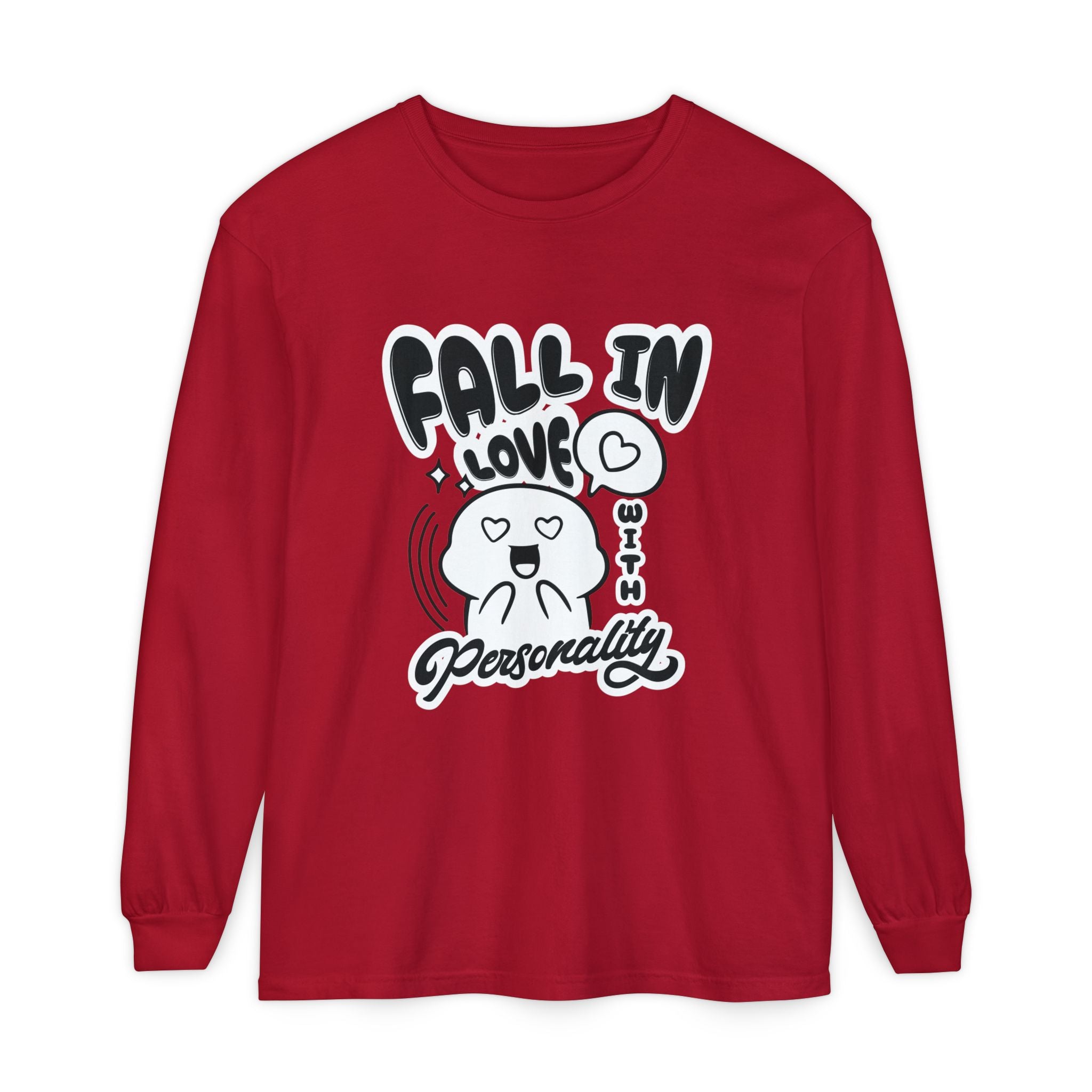 Fall in Love With Personality Long Sleeve T‑Shirt