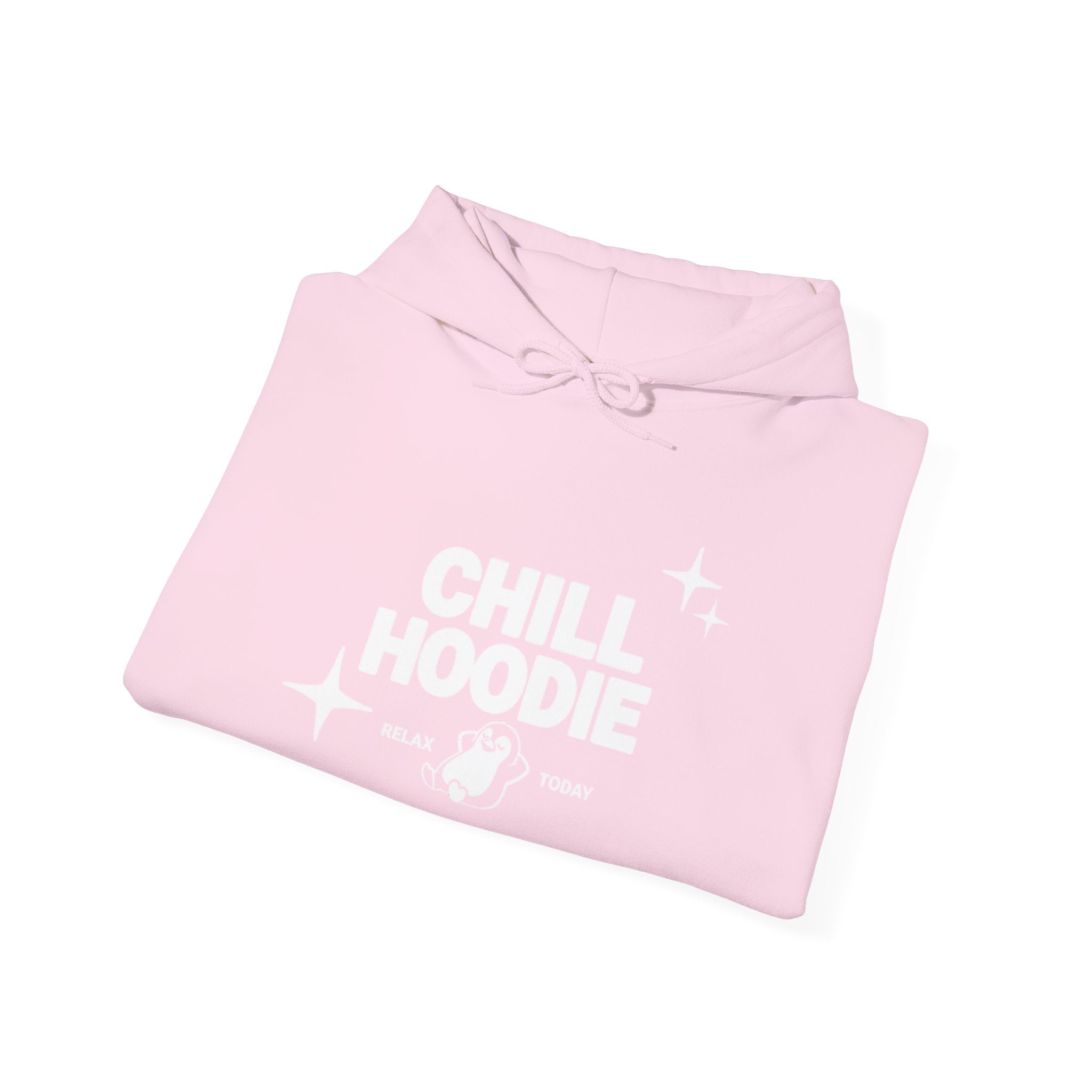 Chill Hoodie Graphic Pullover – Relax Today Black Hoodie