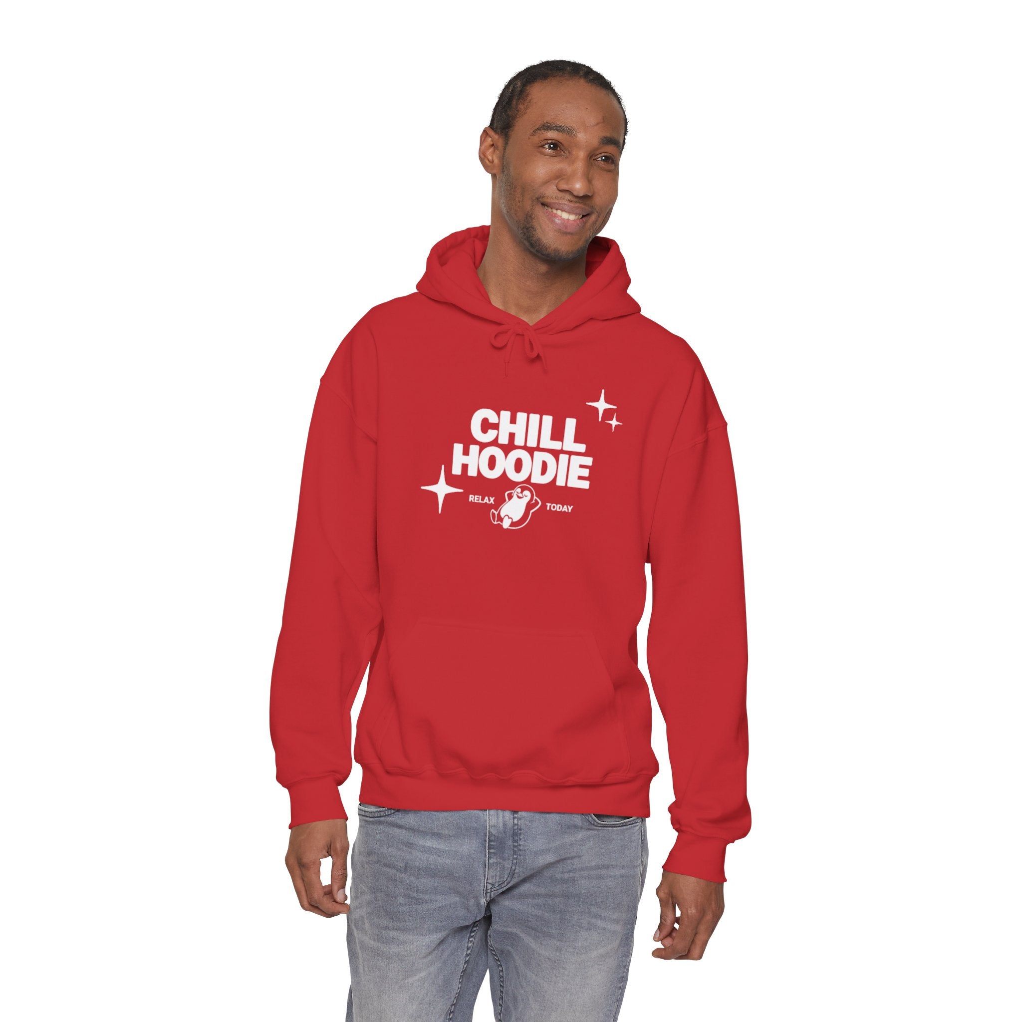Chill Hoodie Graphic Pullover – Relax Today Black Hoodie